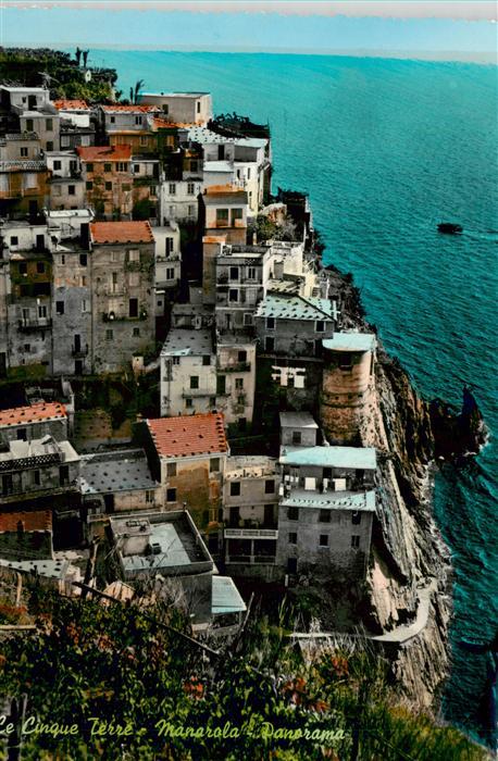 Manarola Liguria IT Le Cinque Terre Panorama