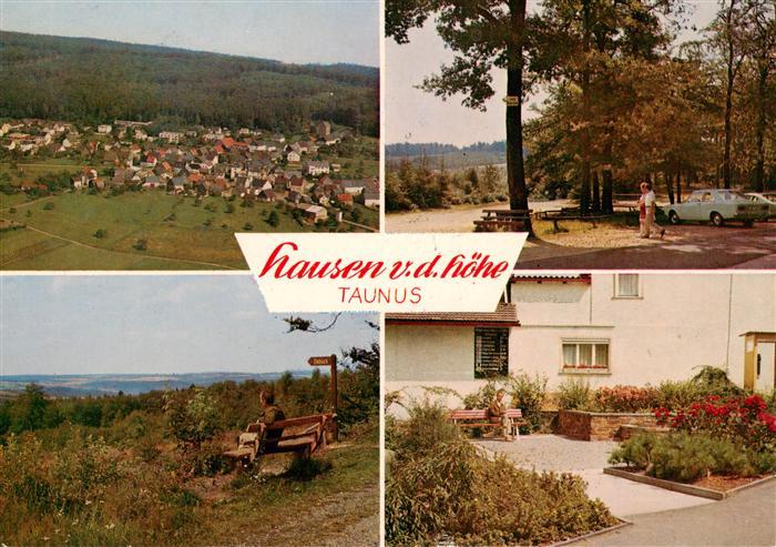 Hausen Hoehe Fliegeraufnahme Park Bank Wohnhaus