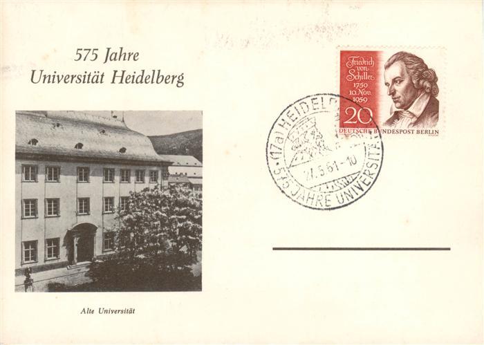 Heidelberg Neckar Alte Universitaet