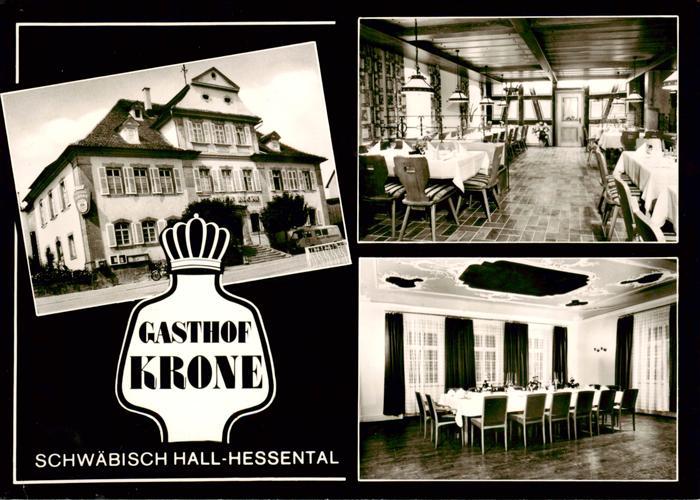 Schwaebisch Hall Gasthof Krone Gastraeume