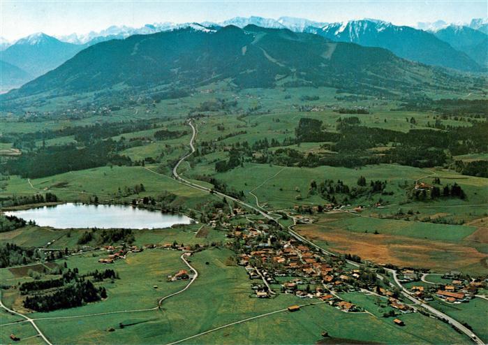 Bayersoien Oberammergau Fliegeraufnahme