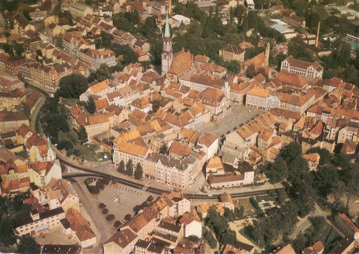 Loebau Sachsen Fliegeraufnahme