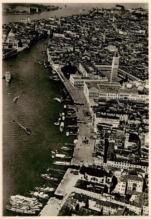 Venezia Venedig Panorama Col Campanile Fliegeraufnahme