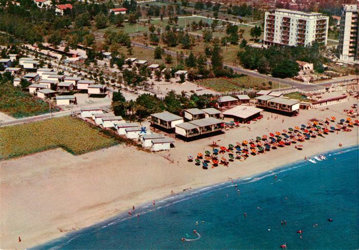 Lido di Pomposa Ferrara IT Villaggio Regina Mare Fliegeraufnahme