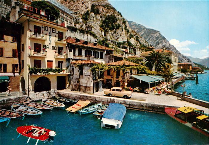 Limone sul Garda IT Hafenpartie