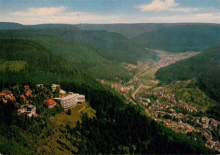 Wildbad Schwarzwald Staatsbad Fliegeraufnahme
