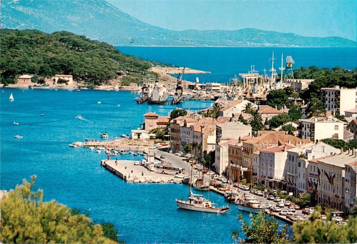 Mali Losinj Croatia Panorama Hafenpartie