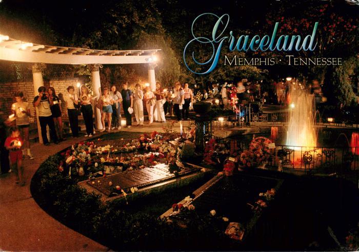 Memphis Tennessee Graceland Garden