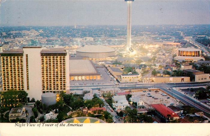San Antonio Texas Tower of the Americas Air view