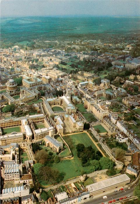 Oxford  Oxfordshire UK Fliegeraufnahme