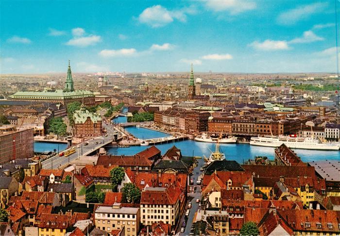 Kopenhagen Kjoebenhavn DK Panorama