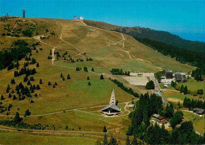 Feldberg 1450m Schwarzwald Fliegeraufnahme