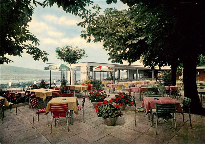 Zuerich ZH Sonnenberg ob Klusplatz Gartenterrasse mit Pavillon