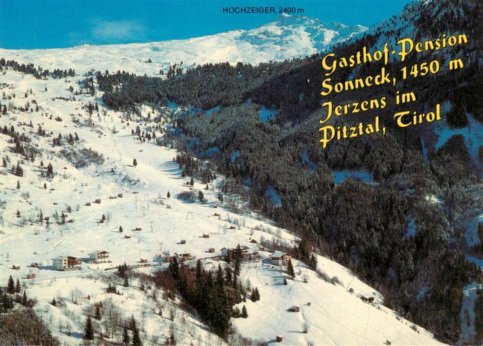 Jerzens Tirol AT Gasthof Pension Sonneck Fliegeraufnahme