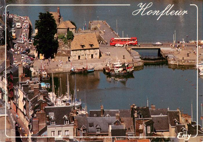 Honfleur Vue aerienne du vieux bassin
