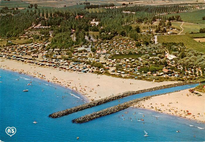 Vias Camping Les Flots Bleus Vue aerienne