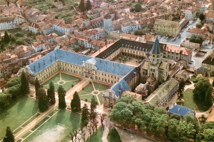 Cluny 71 Saone-et-Loire Ancienne Abbaye Vue aerienne