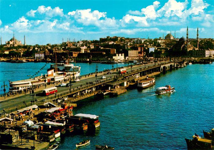 Istanbul Constantinopel TK The Galata Bridge