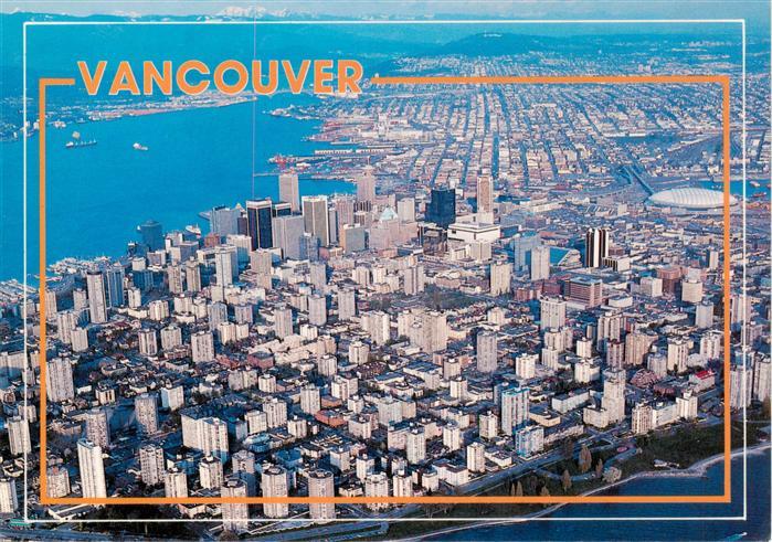 Vancouver BC Canada Fliegeraufnahme