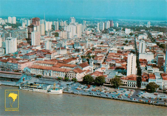 Belem Brazil Vista Aerea Cais do Porto e Centro da Cidade