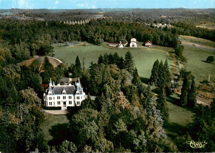 Douville Pont Saint Mamet Le Chateau de Lestaubiere Vue aerienne