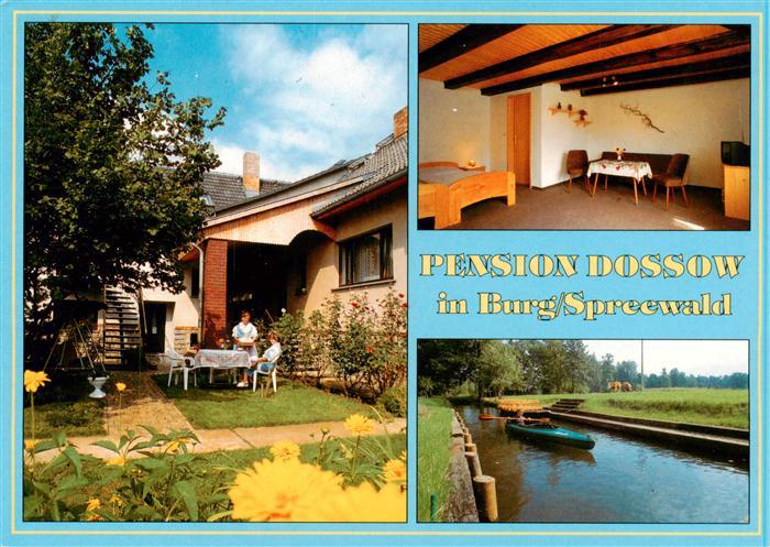 Burg Spreewald Pension Dossow Zimmer Kanal