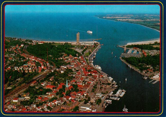 Travemuende Ostseebad Fliegeraufnahme