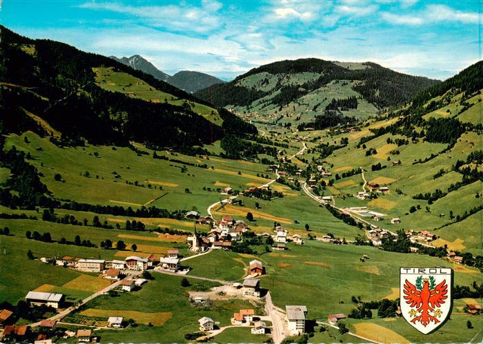 Niederau Wildschoenau AT Fliegeraufnahme