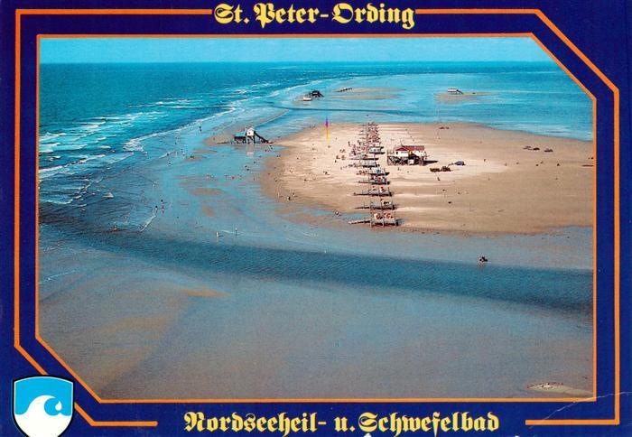 St-Peter-Ording Nordseeheil und Schwefelbad Fliegeraufnahme