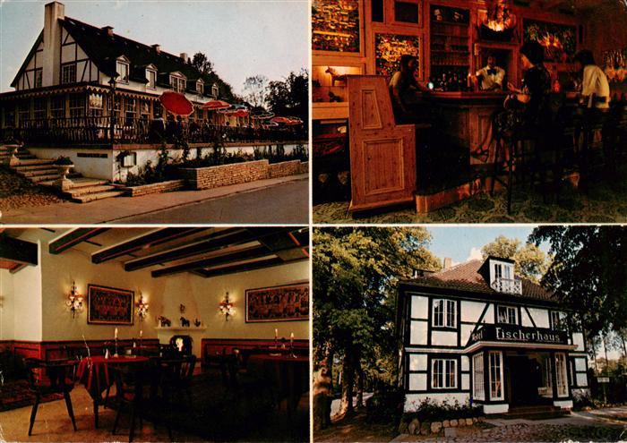 Aumuehle Lauenburg Hotel Restaurant Fischerhaus Gastraum Bar