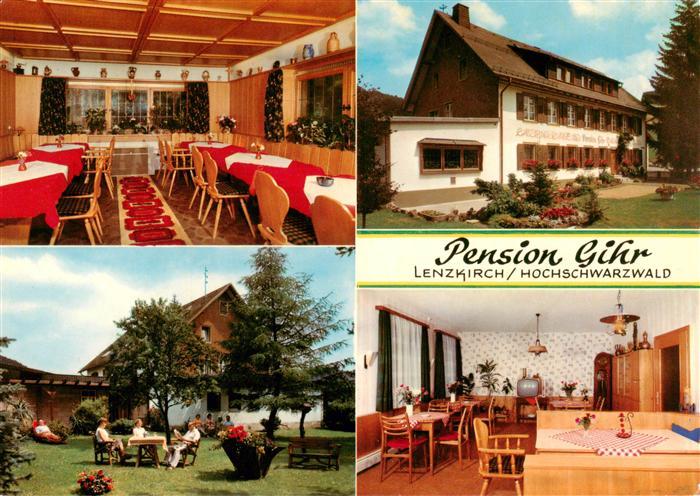 Lenzkirch Hochschwarzwald BW Pension gihr Gastraeume Garten