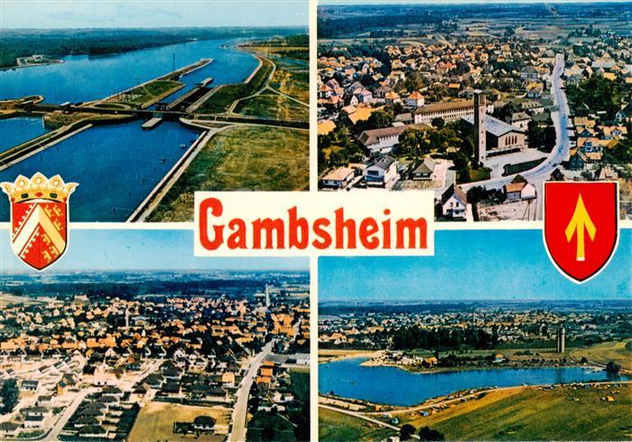 Gambsheim Le grand canal d’Alsace le barrage et l