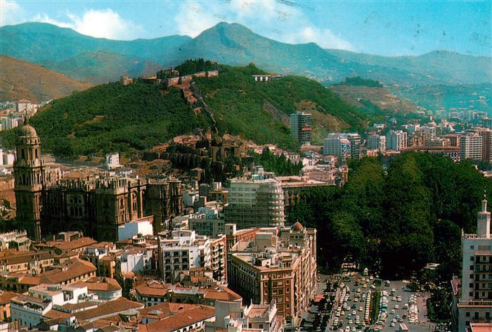 Malaga Andalucia ES Fliegeraufnahme