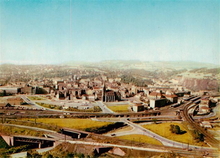 uesti nad Labem Centrum mesta Fliegeraufnahme