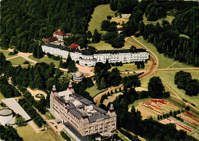 Bad Wildungen Fuerstenhof mit Badehotel Fliegeraufnahme