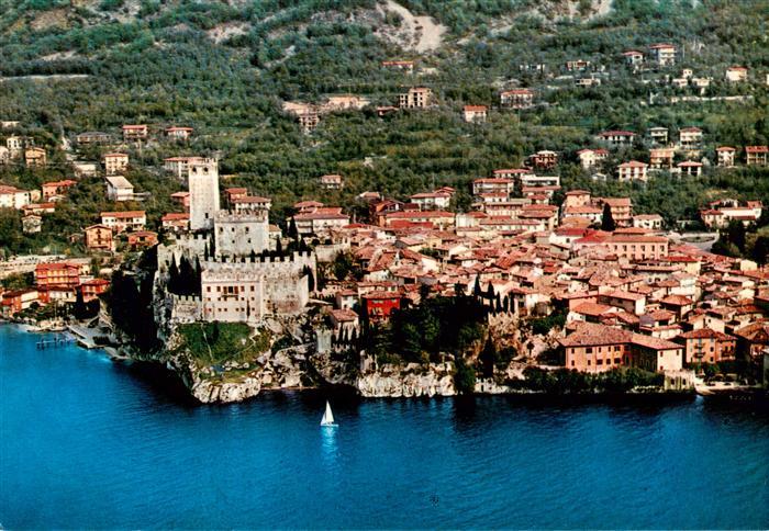 Malcesine Lago di Garda Fliegeraufnahme