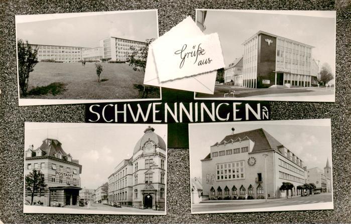 Schwenningen Neckar Villingen-Schwenningen Rathaus Postamt Volksbank