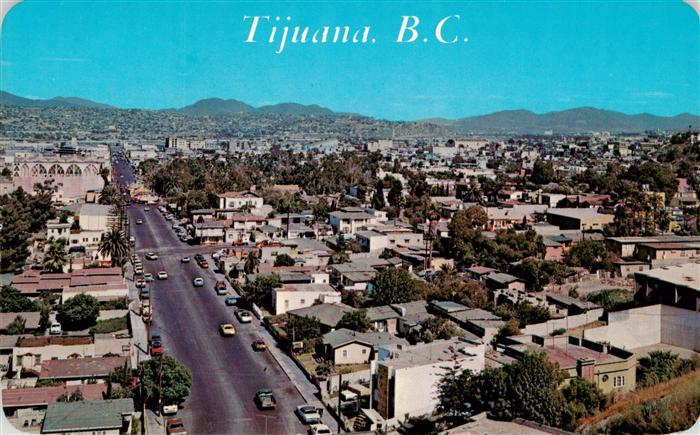 Tijuana Mexico Vista panoramica hacia el oriente de la