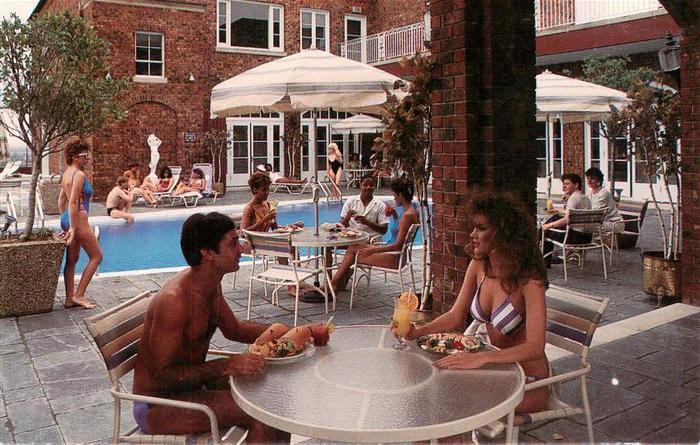 New Orleans Louisiana USA The Monteleone Hotel Terrasse Pool