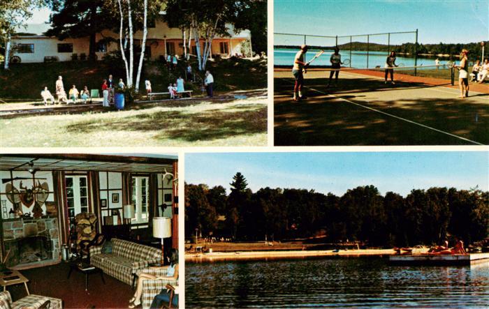 Haliburton Maple Sands Resort Gastraum Tennisplatz Strand
