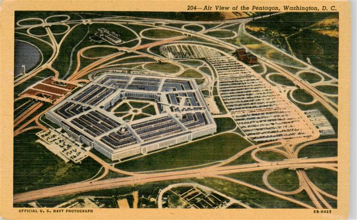 Washington  DC Air View of the Pentagon