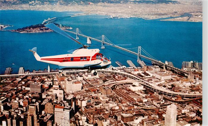 San Francisco California USA and Oakland Helicopter Airlines