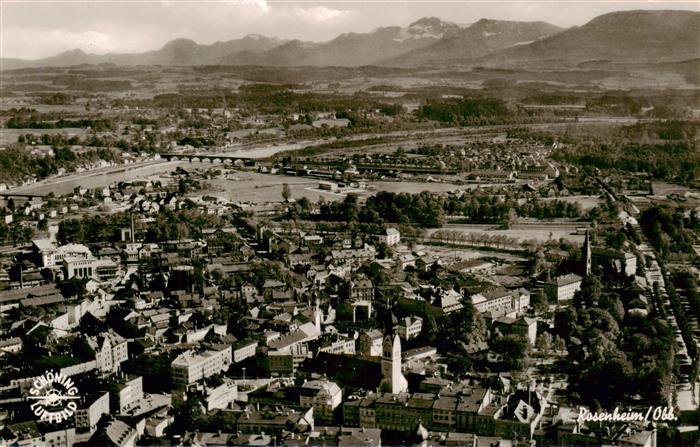 Rosenheim Bayern Fliegeraufnahme