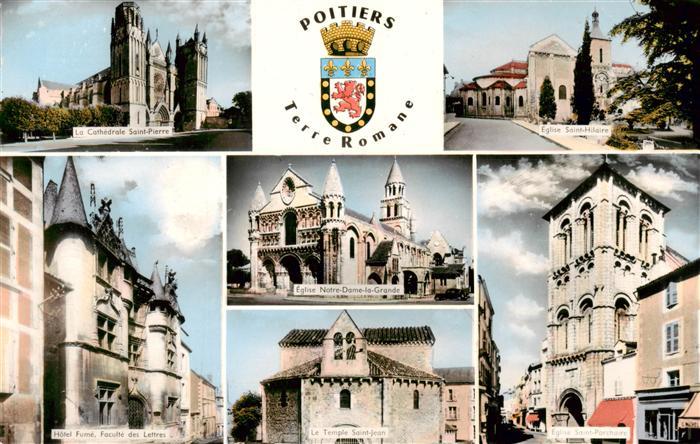Poitiers 86 La Cathedrale St Pierre Eglise Sain Hil