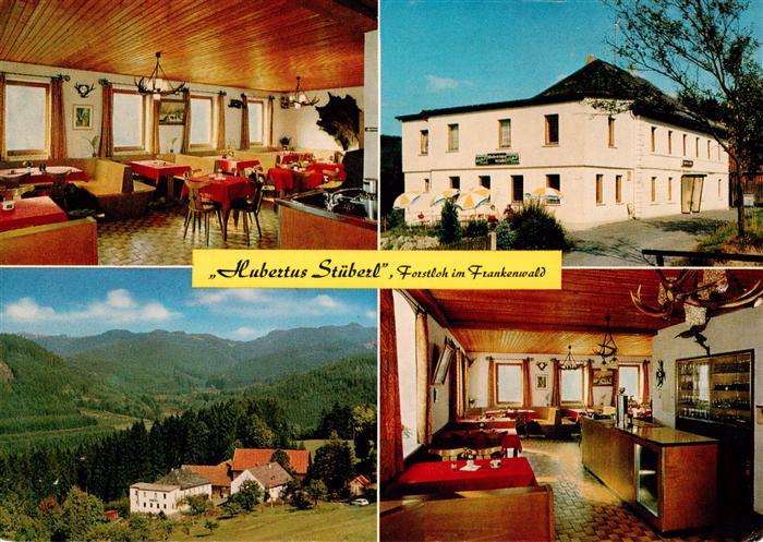 Forstloh Wallenfels Gasthof Hubertus Stueberl Gastraeume Panorama