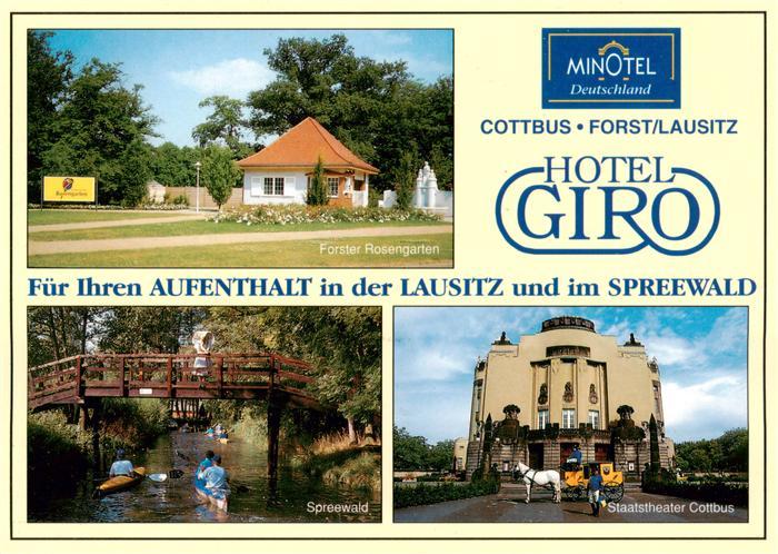 Forst Lausitz Forster Rosengarten Spreewaldpartie Staatstheater Cottbus
