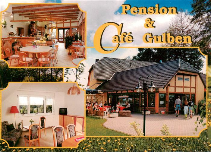 Gulben Pension und Cafe Gulben Gastraum Terrasse