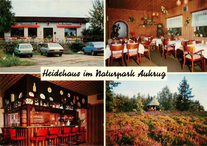 Aukrug Heidehaus Gaststube Bar Heidelandschaft
