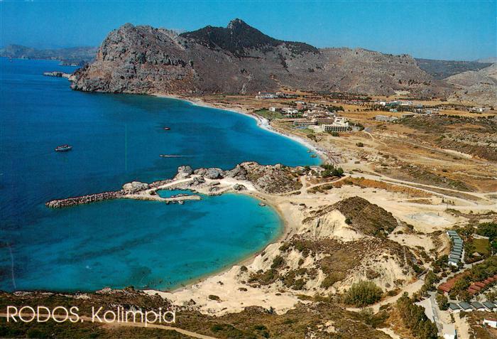Rhodos Rhodes aegaeis Kolimpia Fliegeraufnahme