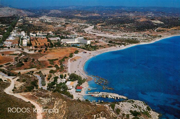 Rodos Rhodes Rhodos Greece Kolimpia Fliegeraufnahme